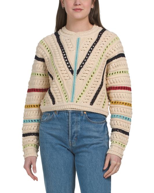 CALLAHAN KNITWEAR Kasey Crew Neck Sweater