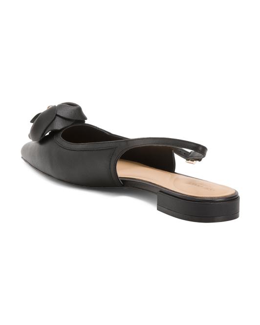 TED BAKER Leather Lili Rose Flats