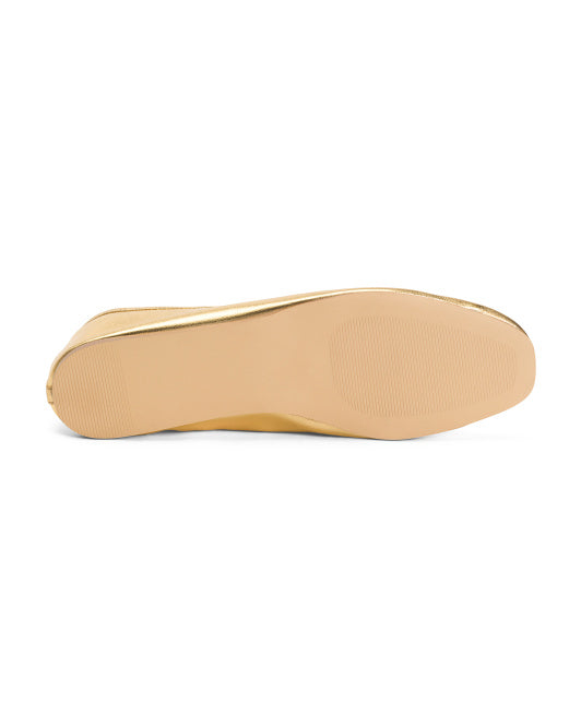 DOLCE VITA Leather Braidy Flats