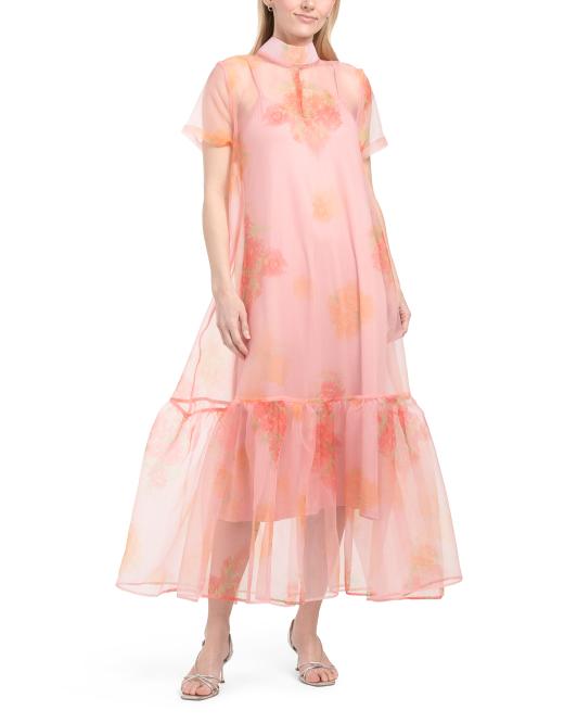 NANCY YANG Airy Sheer Dress