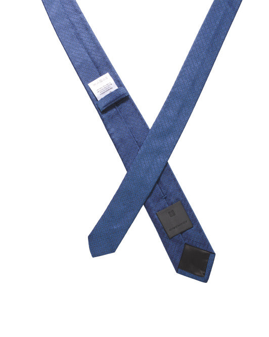 GIVENCHY Made In Italy Silk Designer All Over Logo Tie