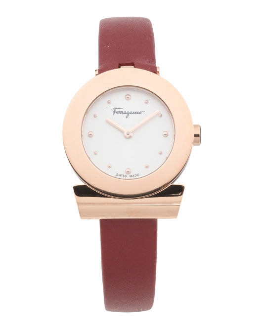 FERRAGAMO Women's Swiss Made 27mm Strap Watch