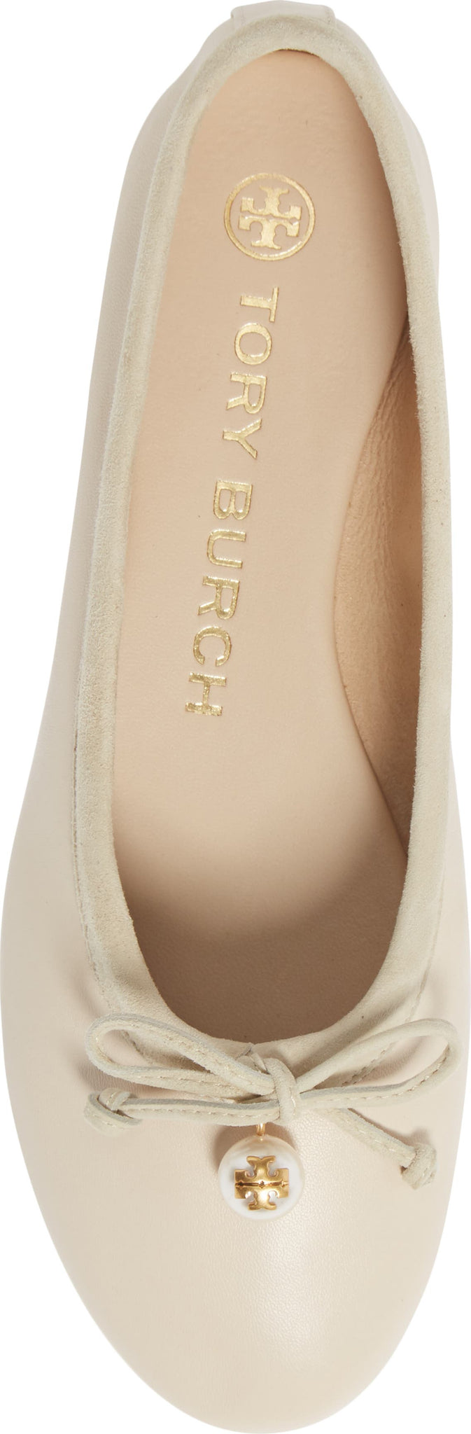 TORY BURCH Charm Ballet Flat, Alternate, color, DULCE DE LECHE