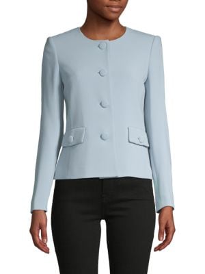 Karl Lagerfeld Paris
 Long-Sleeve Roundneck Jacket