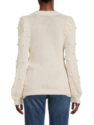 Cliché
 Pom Pom Puff Sleeve Sweater