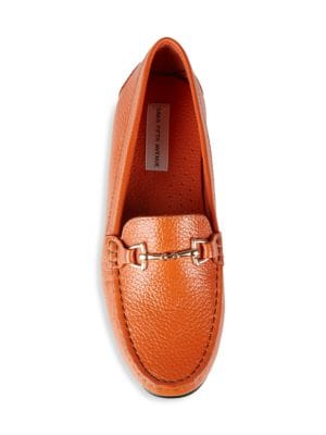 Saks Fifth Avenue
 Buckled, Leather, Loafers