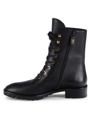 Stuart Weitzman
 Laine Leather Combat Boots