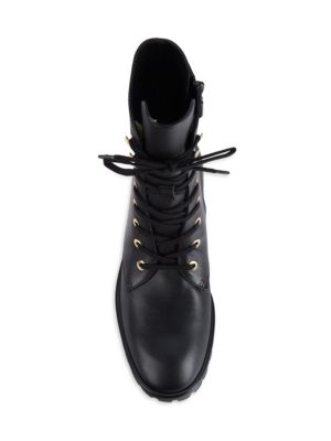 Stuart Weitzman
 Laine Leather Combat Boots