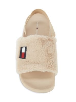 Tommy Hilfiger
 Hahna Faux Fur Slingback Slippers