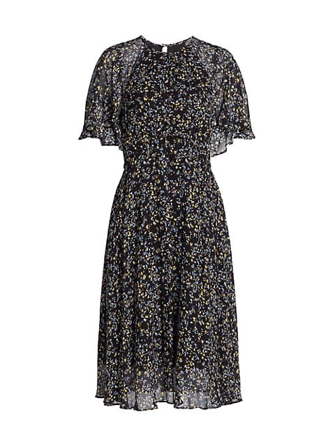 Floral Georgette Cocktail Dress image number NaN