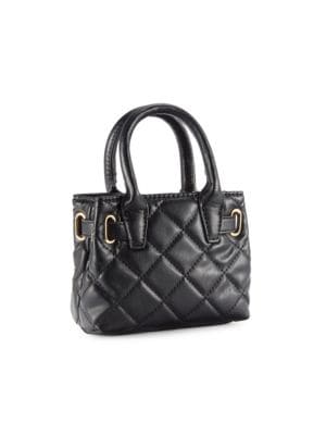 Badgley Mischka
 Micro, Mini, Quilted, Top, Handle, Bag