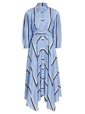 Azaria Striped Shirtdress image number NaN