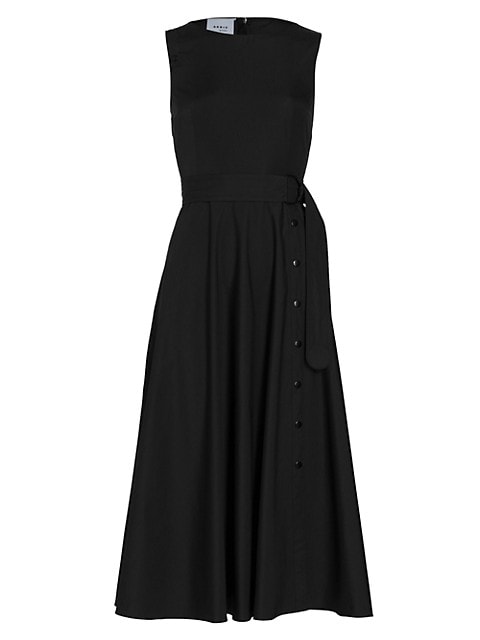 Snap Button Midi-Dress image number NaN