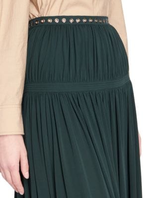 Chloé
 Fluid Pleated Midi Skirt