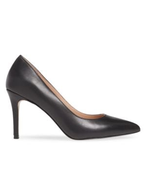 Charles David
 Vibe Point-Toe Leather & Suede Pumps