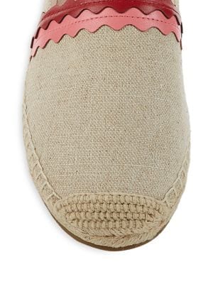 kate spade new york
 Greta Leather Wave Espadrilles