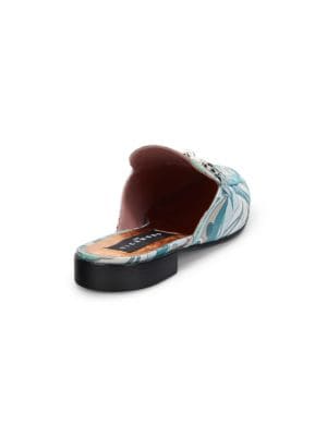 John Richmond
 Swirl Leather Mules