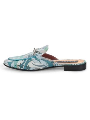 John Richmond
 Swirl Leather Mules