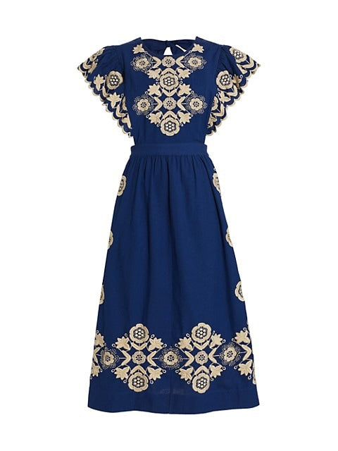 Manuela Embroidered Midi-Dress image number NaN