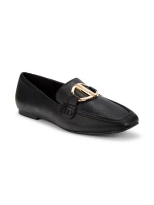 DKNY
 Fern Leather Bit Loafers