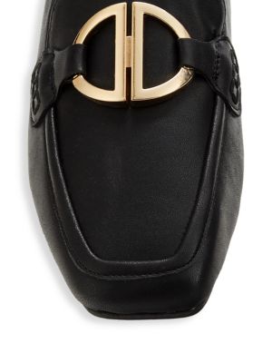 DKNY
 Fern Leather Bit Loafers