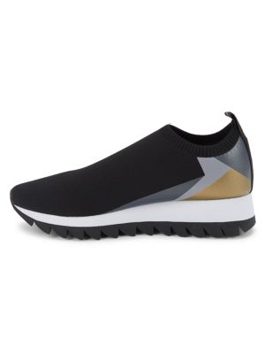 DKNY
 Amani Leather Slip On Sneakers