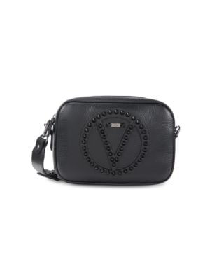 Valentino by Mario Valentino
 Mia Logo Leather Crossbody Bag