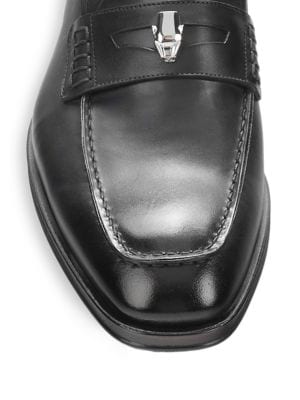 cavalli CLASS
 Leather Penny Loafers