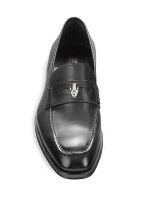 cavalli CLASS
 Leather Penny Loafers