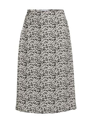 Carmen Marc Valvo
 Abstract Midi A-Line Skirt