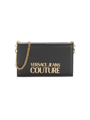 Versace Jeans Couture
 Logo Faux Leather Crossbody Bag