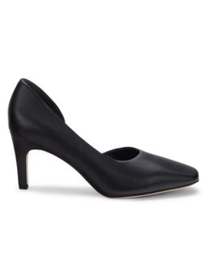 Vince
 Tiana Point-Toe Leather Pumps