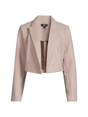 DKNY
 Open Front Crop Blazer