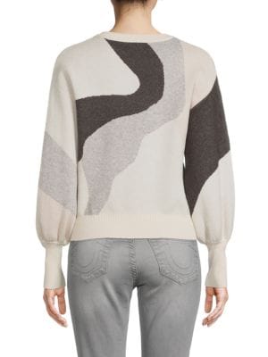 Philosophy
 Abstract Bishop Sleeve Sweater