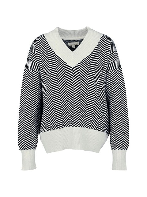 Modern Heritage Byron Chevron Knit Sweater