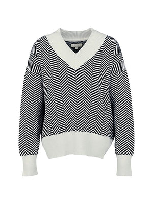 Modern Heritage Byron Chevron Knit Sweater