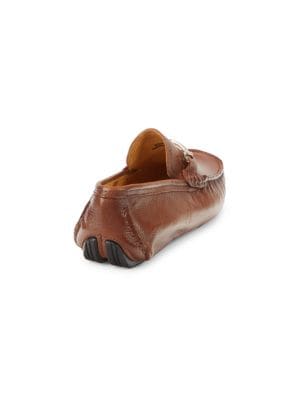 Saks Fifth Avenue
 Leather Bit Driving Loafers