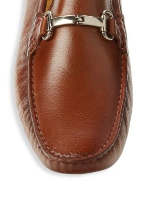 Saks Fifth Avenue
 Leather Bit Driving Loafers