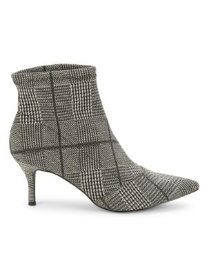 Saks Fifth Avenue
 Angola Plaid Booties