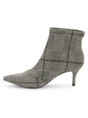 Saks Fifth Avenue
 Angola Plaid Booties