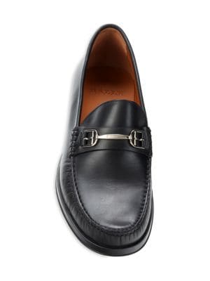 Bally
 Simpler Leather Bit Loafers