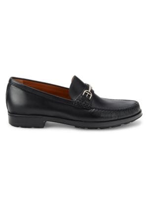 Bally
 Simpler Leather Bit Loafers