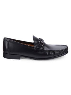 Massimo Matteo
 Moc Toe Leather Bit Loafers