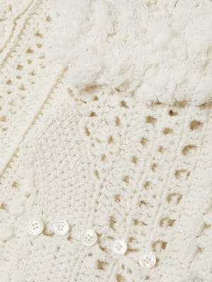 Sea
 Darcy Wool-Blend Crochet Top
