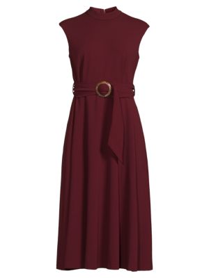 Calvin Klein
 Belted Midi Dress