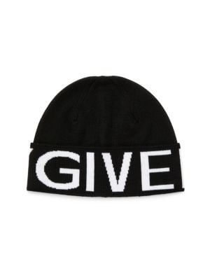 Givenchy
 Logo Wool Beanie