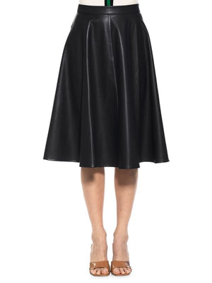 Alexia Admor
 Faux, Leather, Midi, Skirt