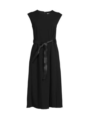 Calvin Klein
 Belted Cap Sleeve Dress