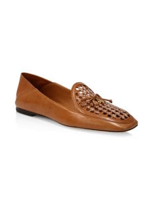 Tory Burch
 Tory Charm Woven Leather Loafers