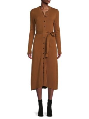 YAL New York
 Midi A Line Sweater Dress